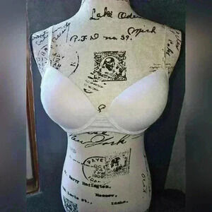 Nautica Womans White Push Up Bra Size 34C